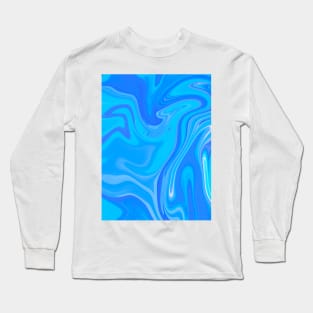 Blue marble Long Sleeve T-Shirt